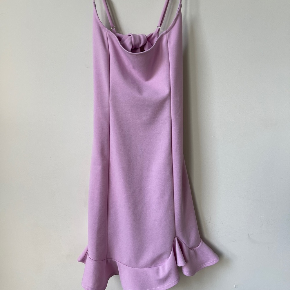 lucy in the sky purple/pink mini dress